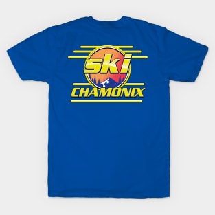 ski Chamonix 80s logo T-Shirt